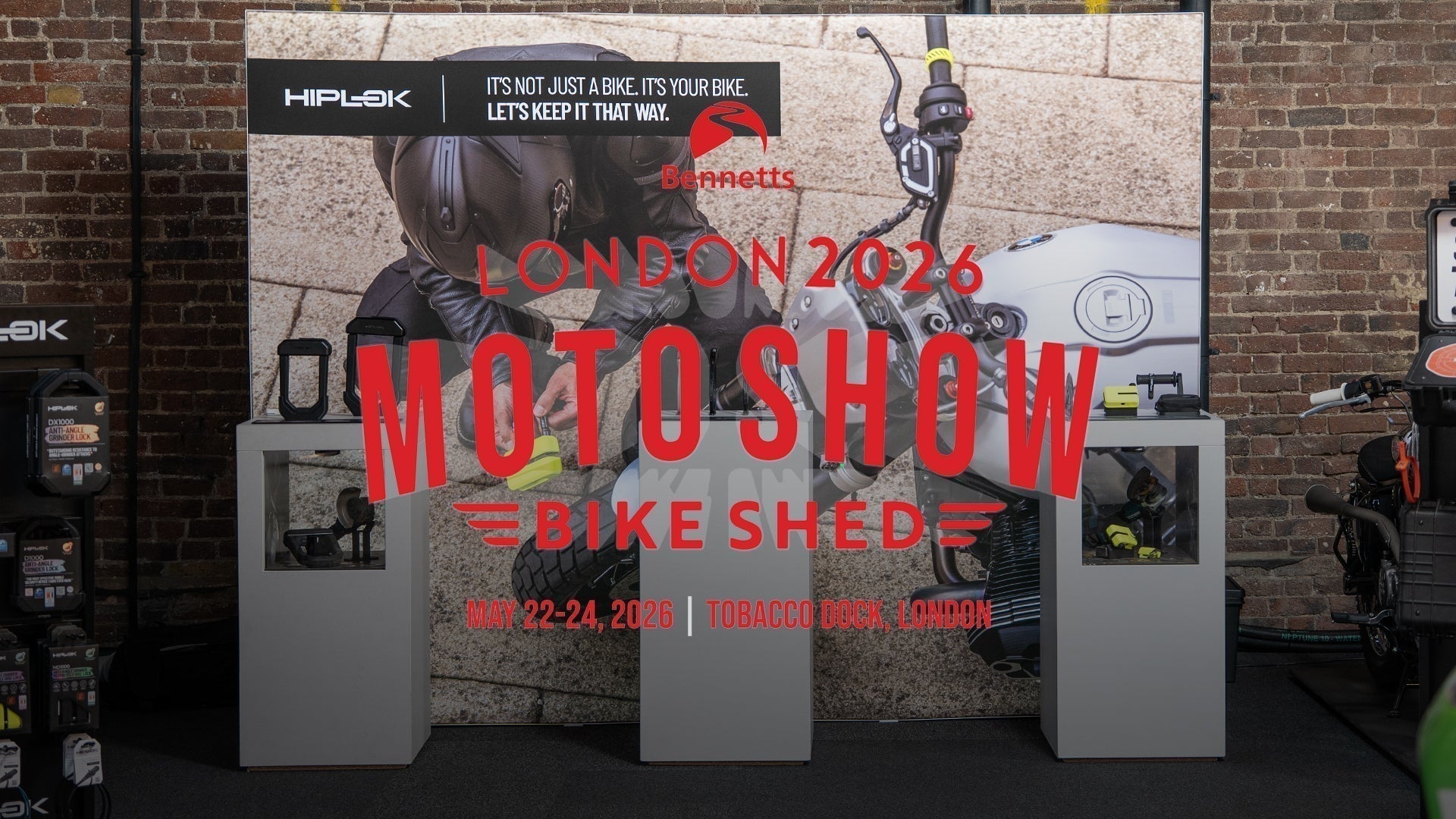 Bike Shed Moto Show 2026: Hiplok Highlights
