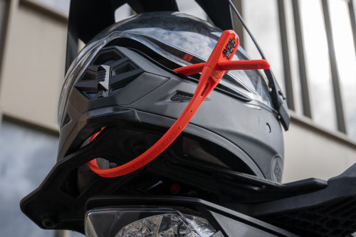 bike helmet lovk HelmetLok with Extension Rocky Creek Designs US Remove your seat and bolts located on the right or left side frame rail (seat latch bracket) Motorcycle Helmet Locks - 30
