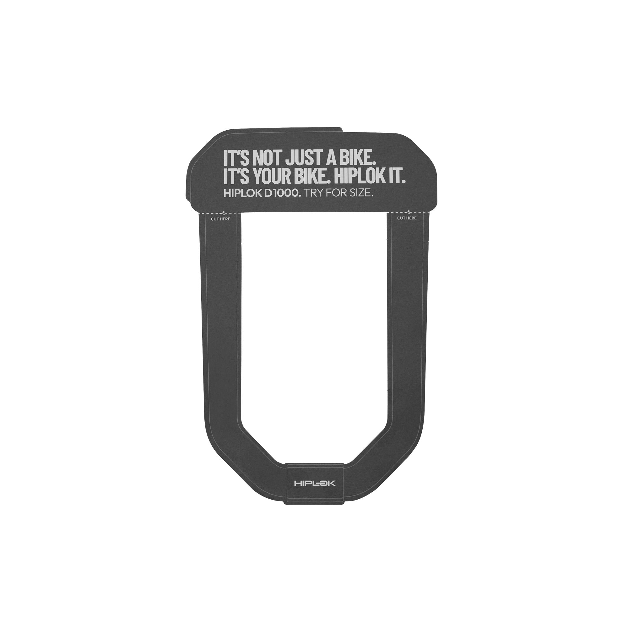 Hiplok Free D1000 Size Checker