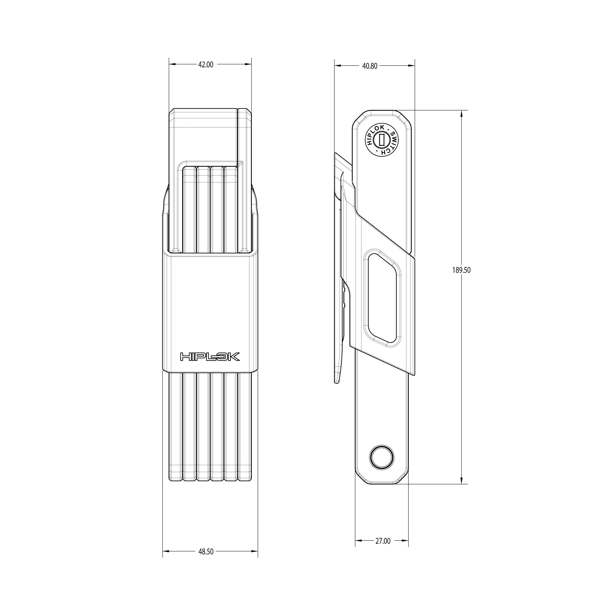 Hiplok SWITCH - Folding Bike Lock - | Hiplok