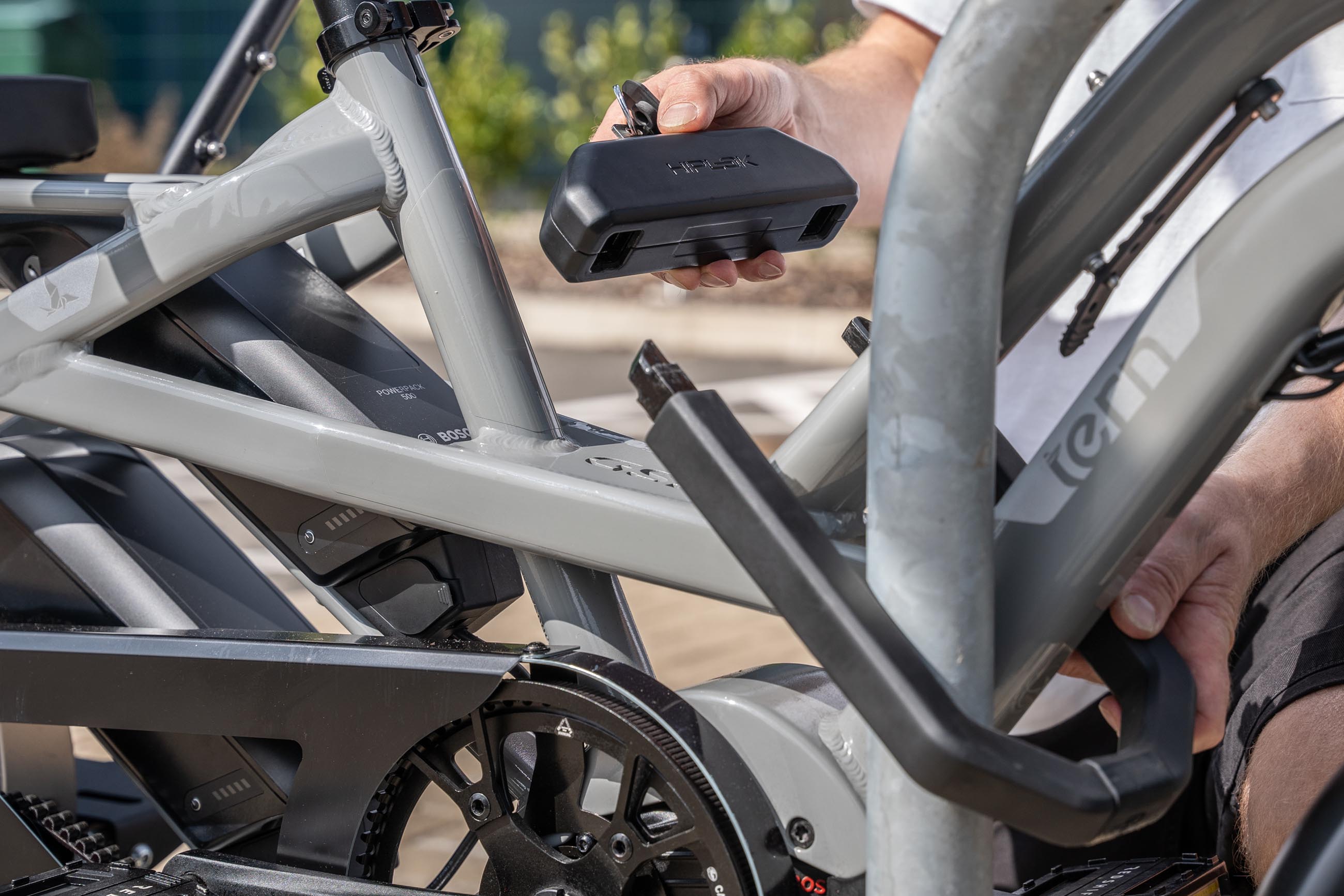 Hiplok DX1000 D Lock-Locking-Up-Cargo-Bike [bike]