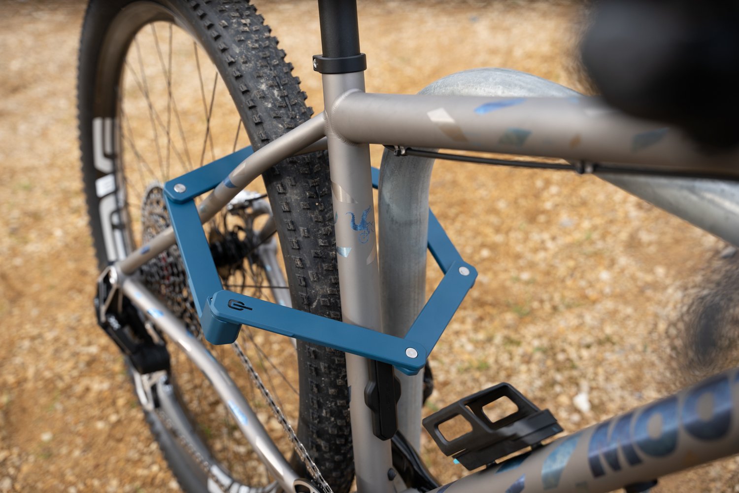 Hiplok Switch Folding Bike Lock in Use