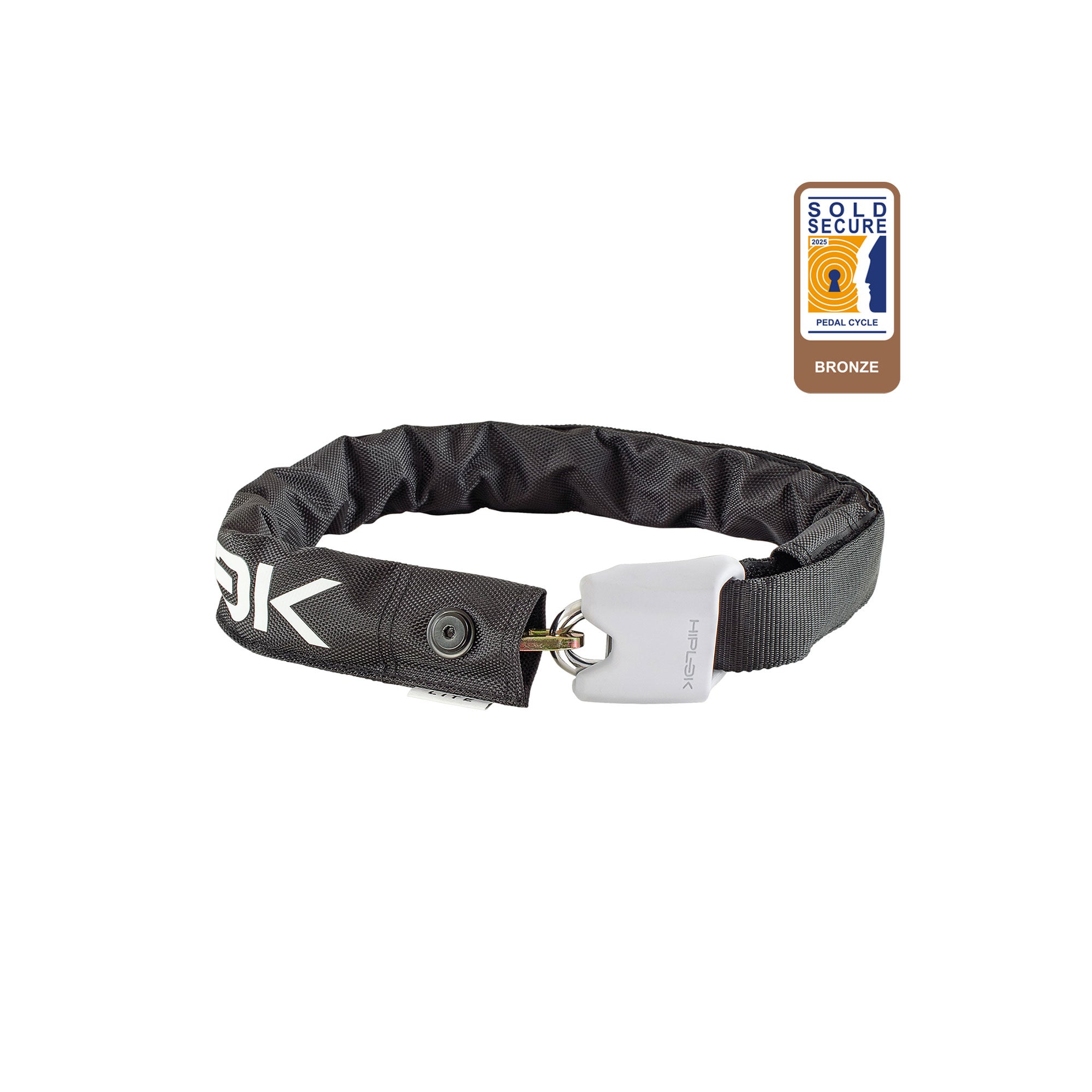 Hiplok Lite - Black White Bike Chain Lock
